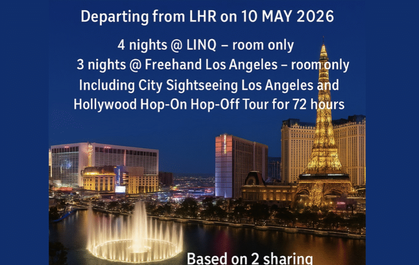 Los Angeles and Las Vegas - 10th May 2026