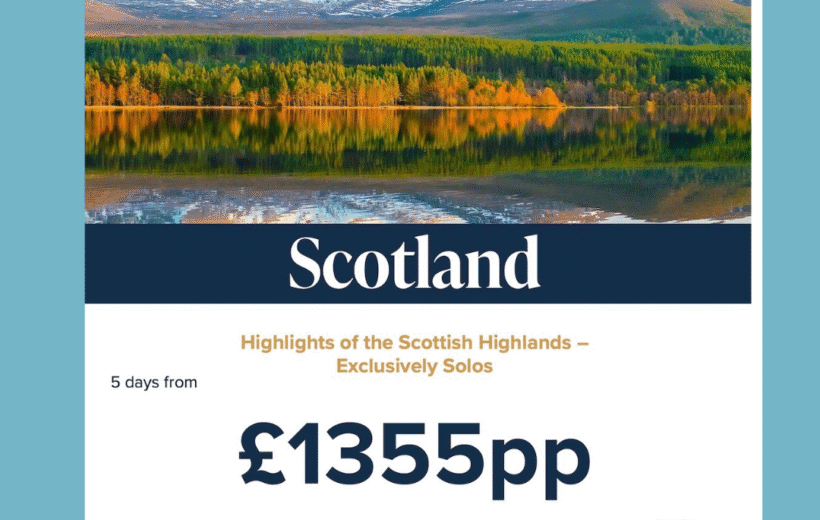 Highlights of the Scottish Highlands – Exclusively Solos - Various dates July 2026 - October 2026