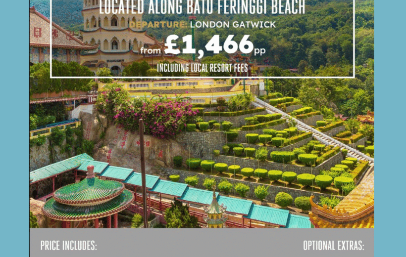 Penang - Malaysia - February 2027 - 14 Nights from 1466