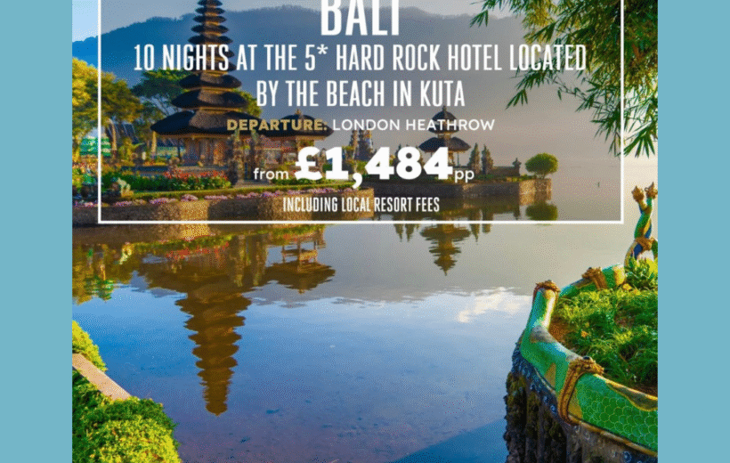 Bali - Luxury Beach Escape - January 2027 from only 1484pp